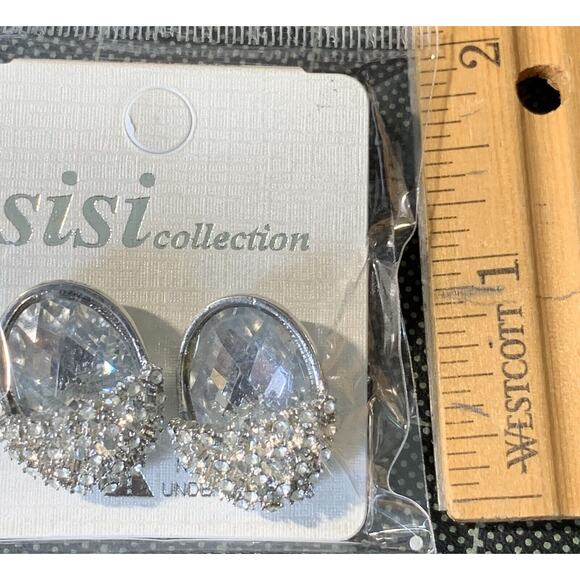 Pierced Earrings Mixed Styles Crystals Rhinestones Enameled Lot Of 6 New - Picture 9 of 14